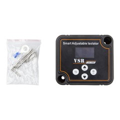 12V 140A Adjustable Dual Battery Isolator Split Charge VSR Car Relay LCD Display