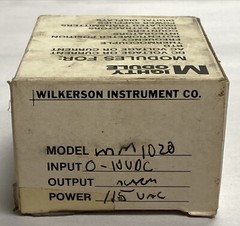WILKERSON INSTR CO,MM1020,MIGHTY MODULE DUAL ALARM MODULE 115V NOS