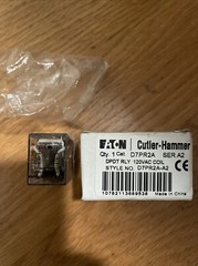 Eaton Cutler Hammer Relay 2 Pole Double Throw 120 Vac D7PR2A Style NO D7PR2A-A2