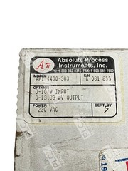 Absolute Process Instruments API 230VAC Relay 4-Input Hayssen Relay API4400-303