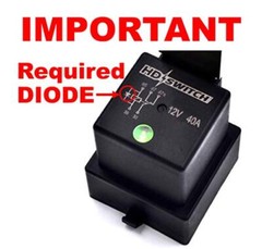 Relay for Scag 483013 with LED Operation Indicator Upgrade – 12V Weatherproof…