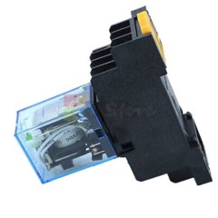 MY4NJ DC12V DC24V AC220V Miniature Relay 4DPDT 14Pins 5A HH54PL PYF14A Socket