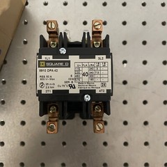 SQUARE D 8910DPA42V14 Dfinit Prpose Contactr,24VAC,40A,2P,Open