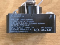 Dayton 3X744E 24 VAC Power Relay