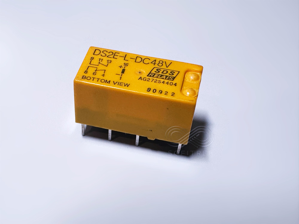 DS2E-L-DC48V AG27254404 SDS RELAIS PCB Latching Relay DPDT 48VDC 3A 200mW FLOC