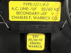 Warrick Controls 1E1AO Level Control Relay AC Line 115V Secondary 25V