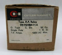 Cutler-Hammer 9575H2611A Type AA Relay