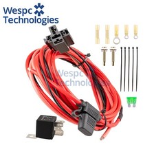 12V 40A Waterproof Fuel Pump Relay Kit with Heavy Duty Long Wires P/N 30247