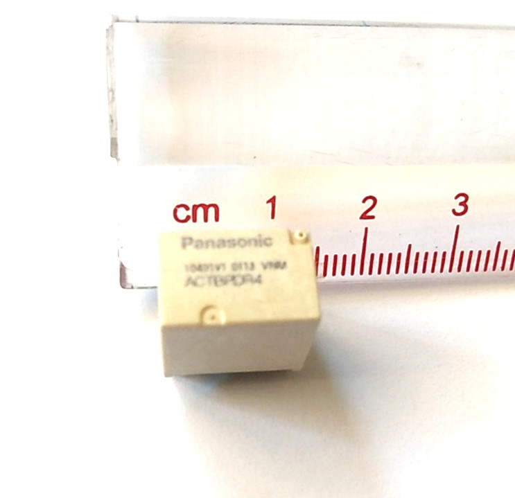 1 pc Relay 12V coil, 30 A contact, SPST, P/N: ACTBPDR4V