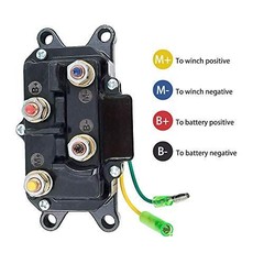 Winch Solenoid Relay Contactor & Rocker Switch Combo 12V 250A 1500lb-5000lb