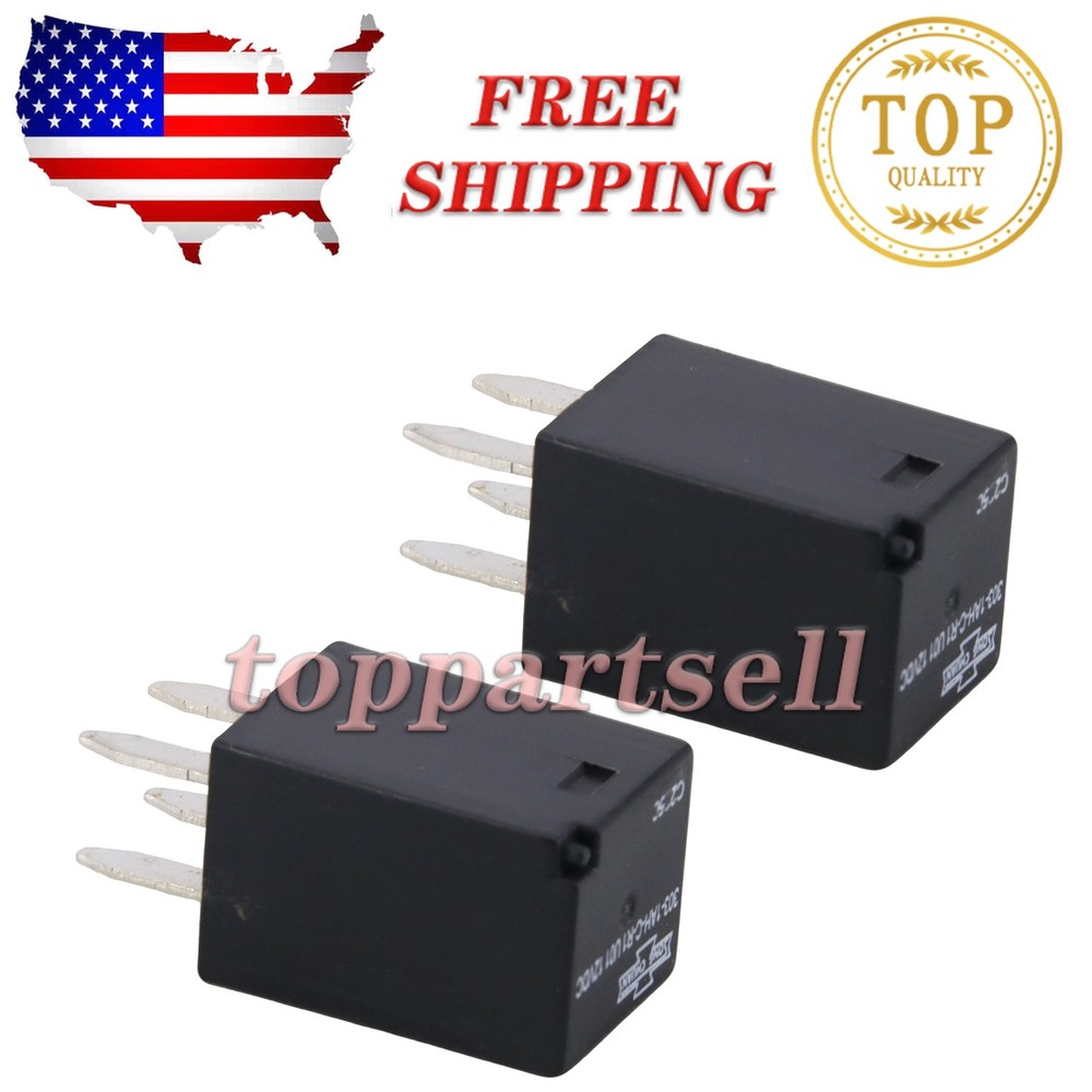 2Pcs Electric Relay For 303-1AH-C-R1 U01 12VDC Song Chuan Genuine Relay SPNO 20A