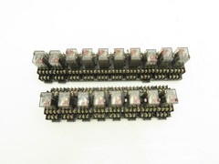 Fuji Electric HH54P-L Relay w/Socket Base 110V Coil Lot of 18
