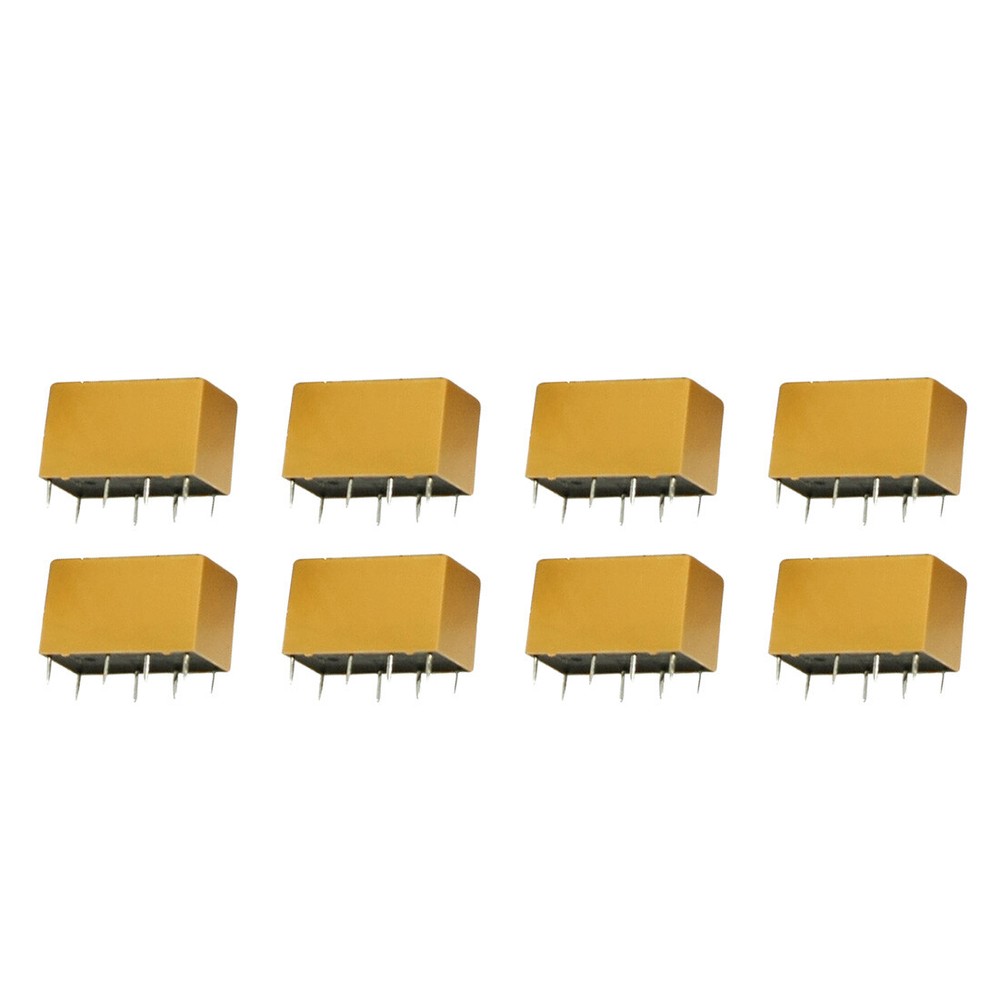 10PCS DC 12V Coil DPDT 8 Pin PCB General Purpose Power Relay