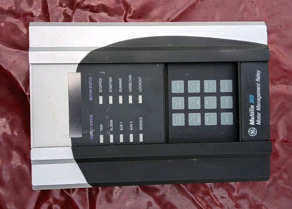 Ge Multilin 369 369-HI-R-M-0-0-0-E Motor Management Relay Used