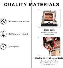 2PCS 12V 40A 5 Pin SPDT Multi-Purpose Automotive Relay, Heavy Duty Standard Rela