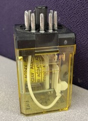 IDEC RR3PA-UAC24V Power Relay, 3PDT 10A 24VAC, 11-Pin Octal, RR Series