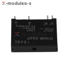 1-10x G3MB-202P DC-AC PCB SSR In 12VDC AC 2A Out 240V Solid State Relay Module