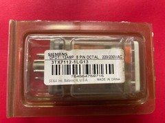 SIEMENS 3TX7112-1LG13 DPDT 12A OCTAL-8 PIN RELAY 230/240V COIL