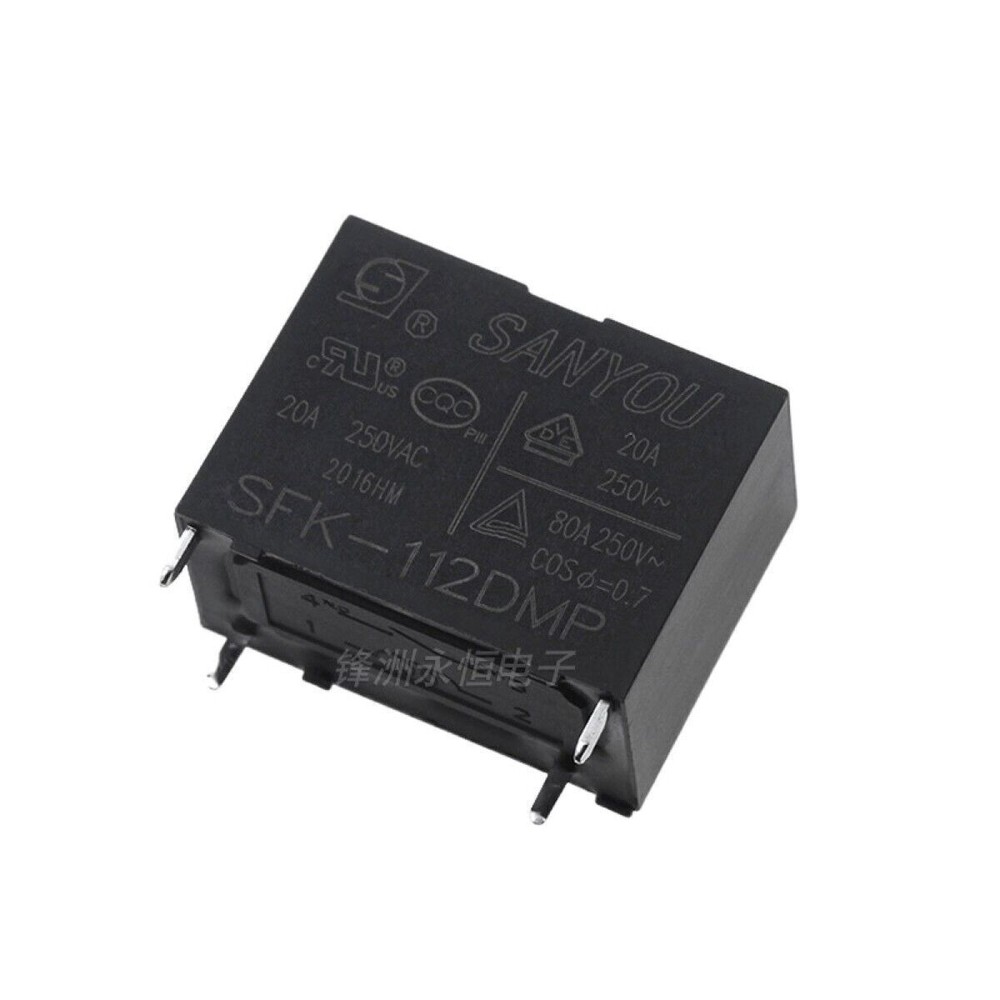 10pcs ORIGINAL SFK-112DMP 12VDC 20A 250V SANYOU 4pins Relay