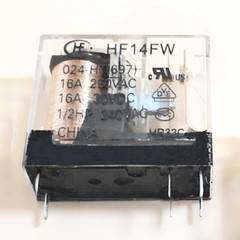 2PCS HF14FW-024-HT HF RELAY 24VDC 16A 6PIN NEW