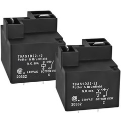 T9AS1D22-12 30A PCB or Panel Mount Relay – 4Pins High Breaking Capacity PCB M