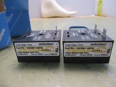 Lot of 2 ssac THDM61360SC solid state timer 230VAC 20A 360sec [3A-20]