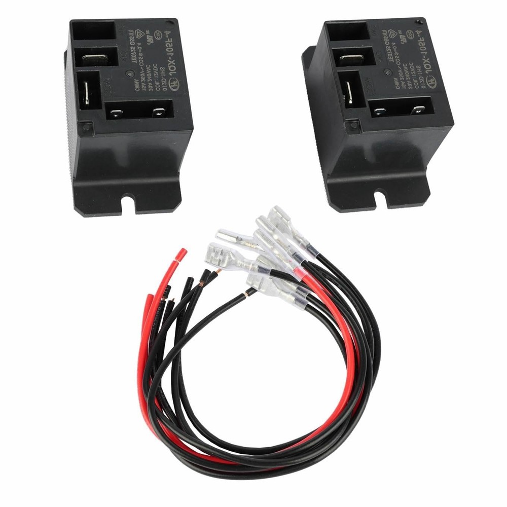 2PCS Power Relay SPST(1 NO) DC12V Coil 30A SPST 120 VAC HF105F-4-DC12V-8X