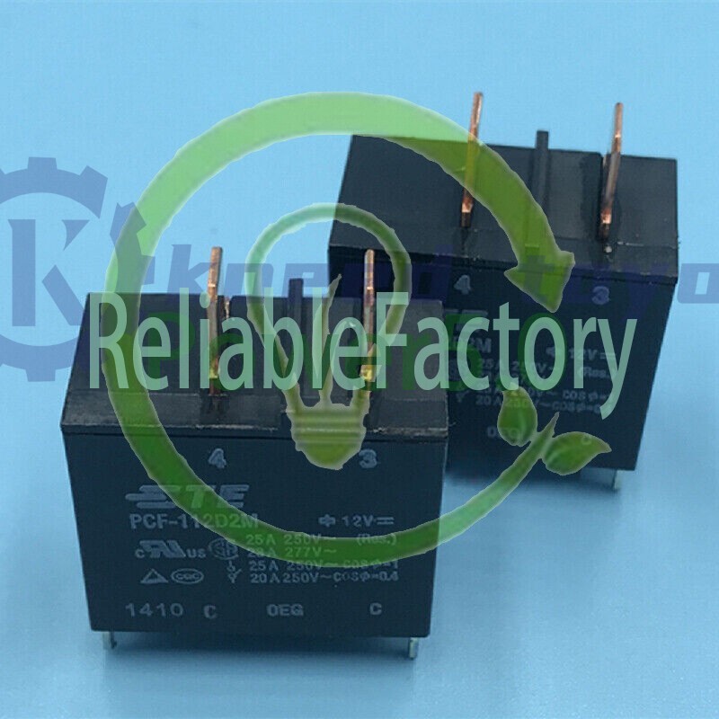 10Pcs Tyco PCF-112D2M 12VDC 25A Power Relay 4 Pins~