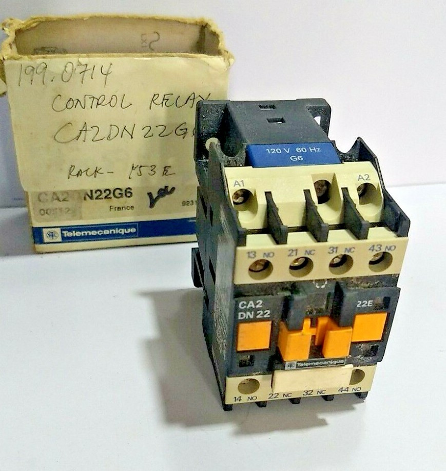 Telemechanique Control Relay CA2 DN22 G6 – CA2DN22