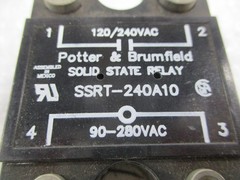 POTTER & BRUMFEILD SSRT-240A10 RELAY 90-280VAC UNMP
