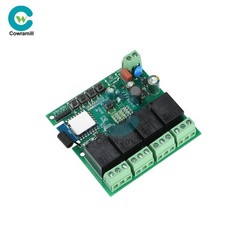 AC220V 3Mode 4Way WiFi Remote Control Relay Switch Module 433MHz Works with Tuya