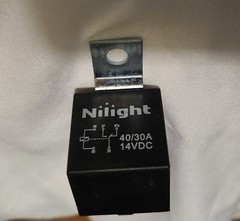 30 Amp RELAY NILIGHT 40 14VDC SPDT 5-PIN 012
