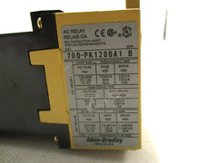 NEW ALLEN-BRADLEY 700-PK1200A1 AC RELAY 110/120V COIL