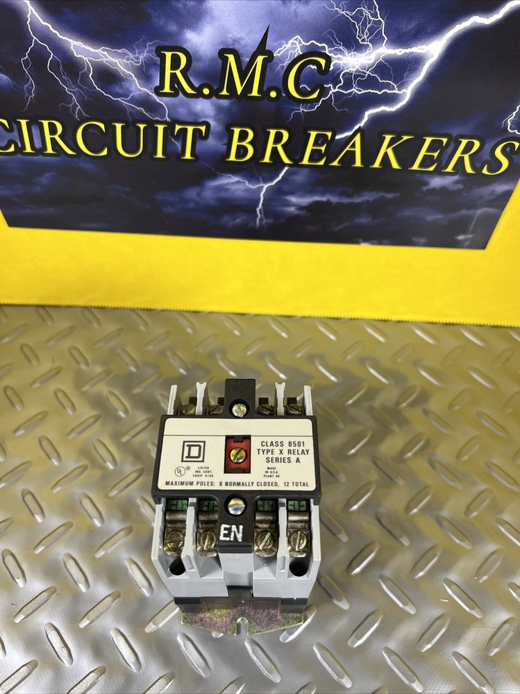 SQUARE D 8501 X020 TYPE X INDUSTRIAL CONTROL RELAY SERIES A