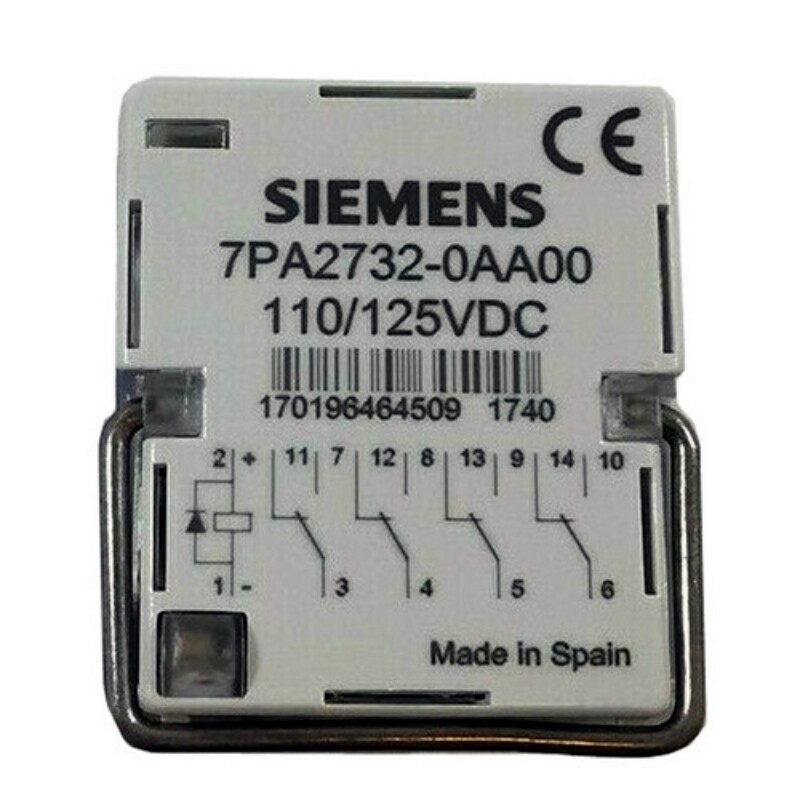 1PC SIEMENS 7PA2732-0AA00 Power Relay 110/125VDC 16Pins