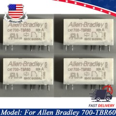 Lot of 4 New Power Relays For Allen Bradley 700-TBR60 6A 60VDC 5 Pin