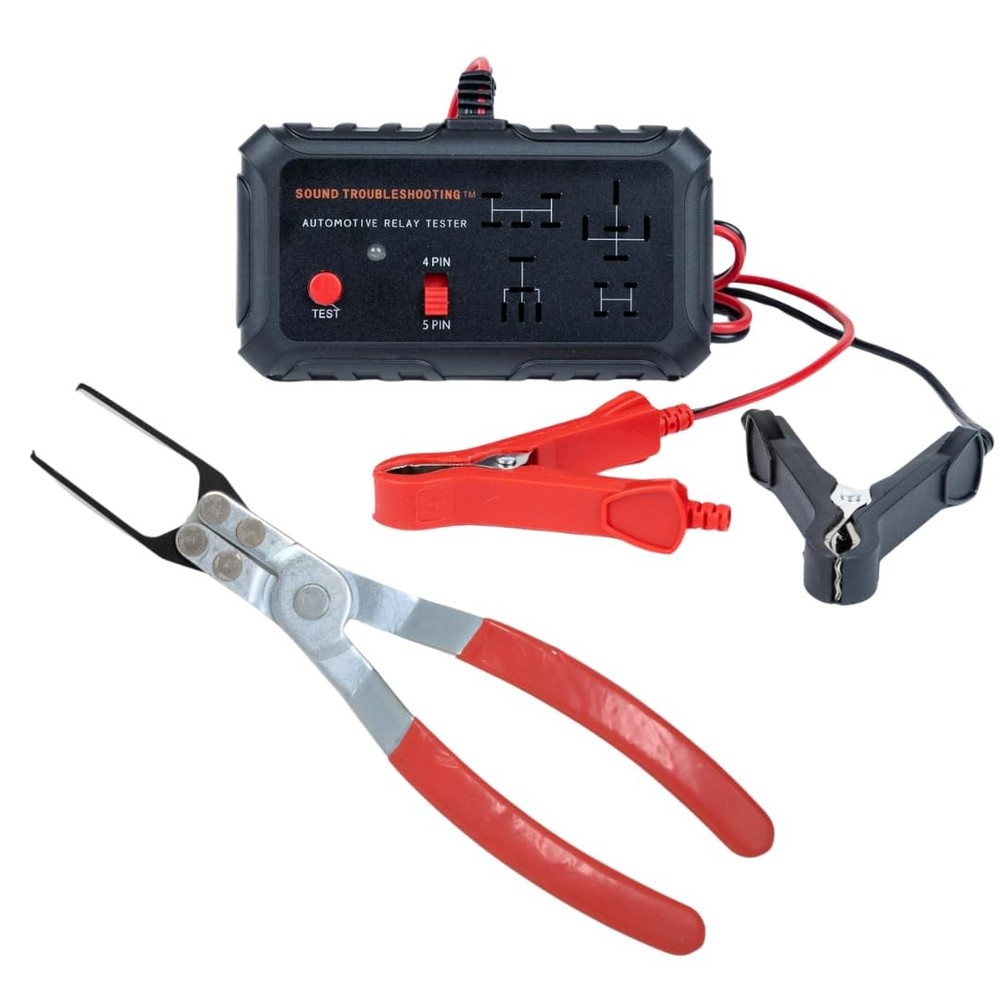 Automotive Relay Tester With Relay Puller – 12V Auto Relay Diagnostic Tool, Car