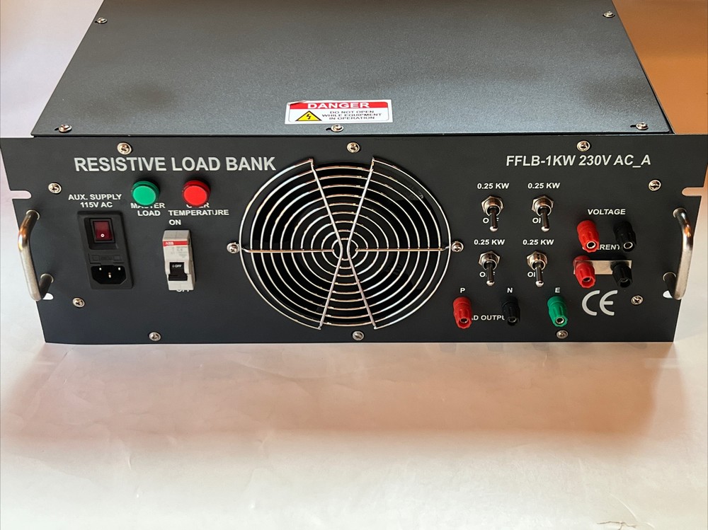 Resistive Load Bank FFLB 1KW 230V AC WITH 115V AC AUX CONTROL