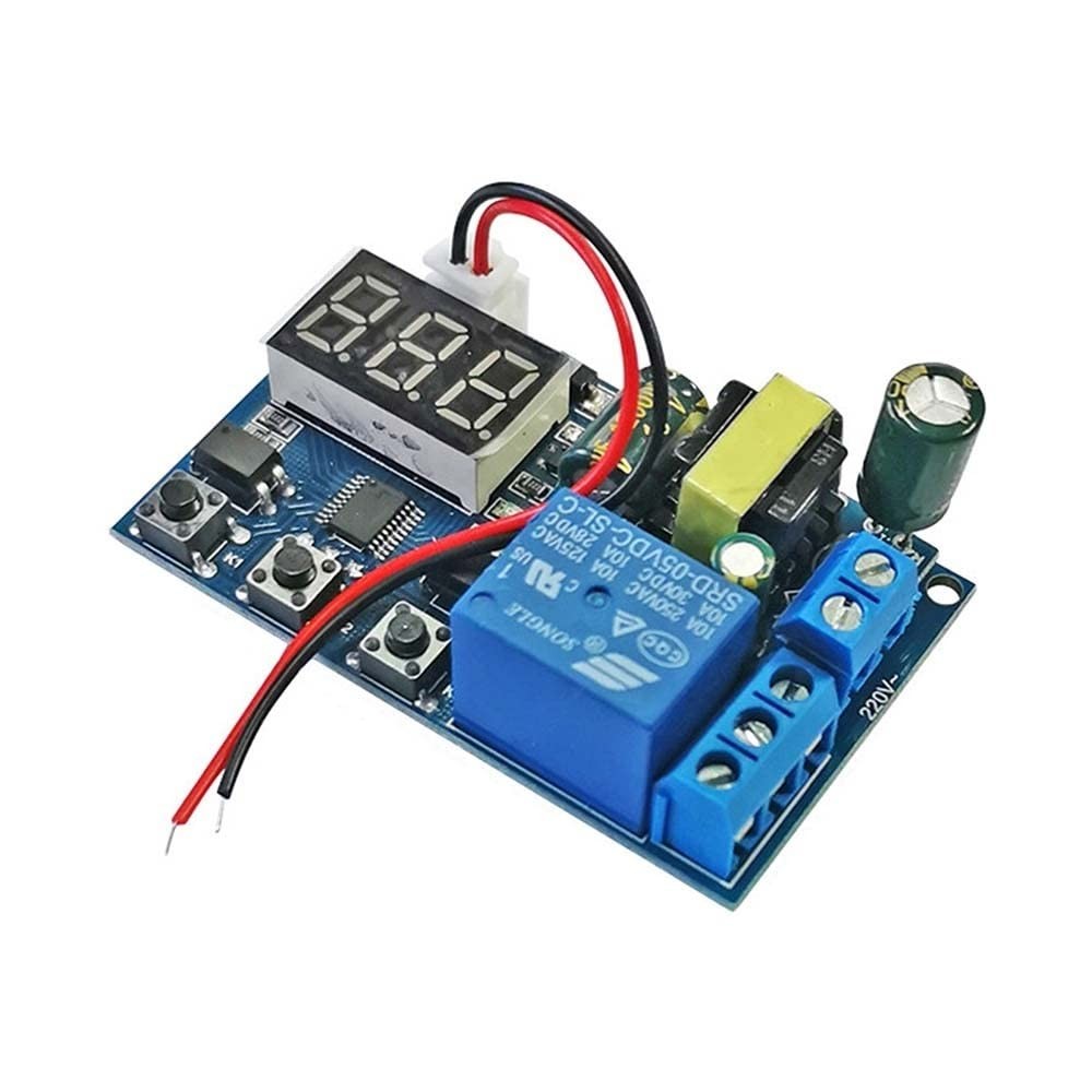 1 Channel Relay Module, AC 220V Trigger Delay Cycle Timing Relay Switch…