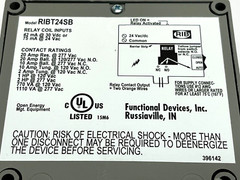 Functional Devices RIBT24B Power Relay SPDT 20A 24V NEMA 1