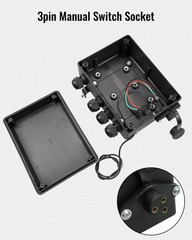 500A Winch Solenoid Relay Control Box for 8000-17000lbs Electric ATV UTV SUV 12V