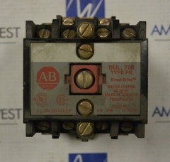 700-PK800A1 Allen Bradley DC Relay ser B with 115-120 VAC Coil – USED