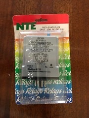 NTE ECG RLY4973 PROGRAMMABLE TIME DELAY RELAY R63-11AD10-24 DPDT 10A AC/DC 24V