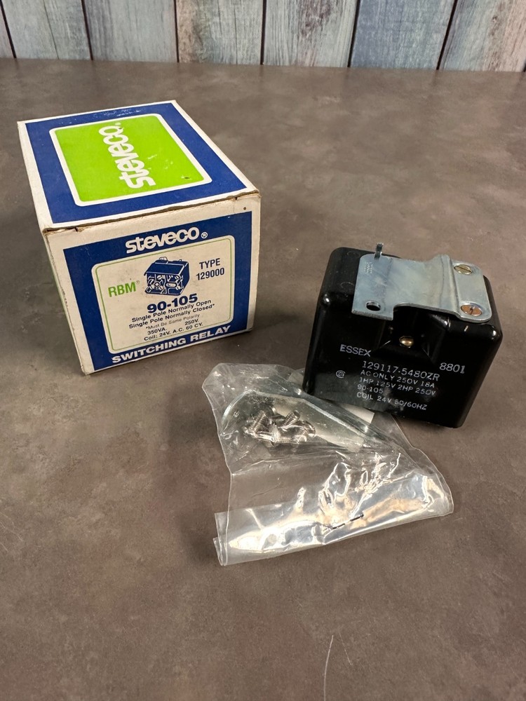 STEVECO RBM 90-104 POTENTIAL RELAY TYPE 12900, L39-728