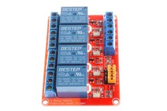 4 Channel Relay Modul 5V 12V 24V High Low Level Trigger Optocoupler Isolation