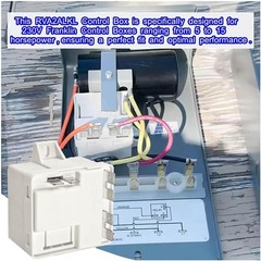 1PCS Control Box, 35A Well Pump Relay, 230V, Auto, Panel Mount, Silver NO Con…
