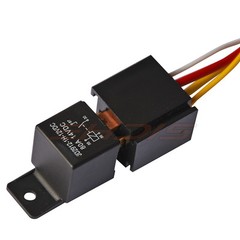 12PCS Car Relay 4Pin DC 12V 80A Normally Open SPST with Relay Socket Plug 4 Wire