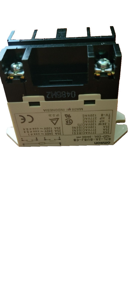 OMRON RELAY G7L-2A-BUBJ-CB-24 GENERAL PURPOSE RELAY 120VAC DPST-NO 24VDC COIL