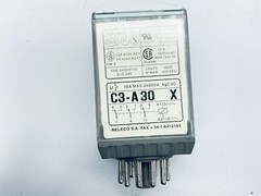 LOT OF 5 TURCK RELECO C3-A30X 120VAC PLUG-IN POWER RELAY 120VAC 11-PIN LED