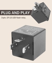 CF-13 LED Flasher Relay – Universal 12V Solution for Hyper Blink & Turn Signals